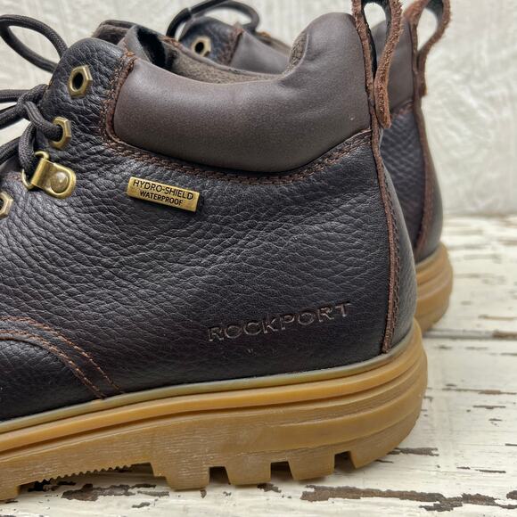 Rockport Works Boot RK6710 men’s 8 1/2 short leather ASTM F2413–18, MIC EH rated - Picture 5 of 10